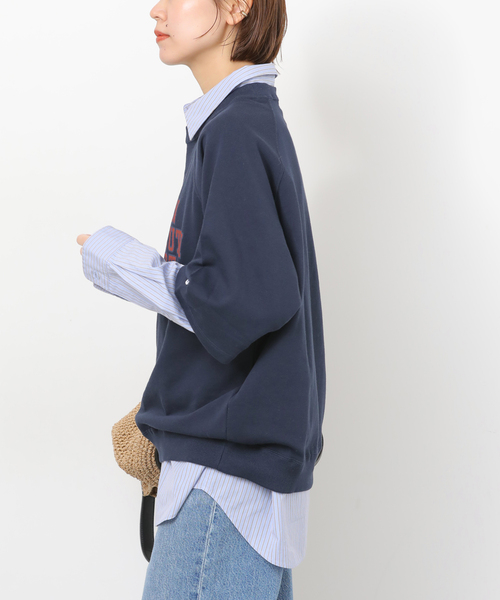 JOURNAL STANDARD relume(ジャーナルスタンダード レリューム)の「《追加》スーピマコットンストライプシャツ(シャツ/ブラウス・レディース・ホワイト/ピンク系その他/ブルー系その他/ライトグリーン・FREE)」の7枚目の写真