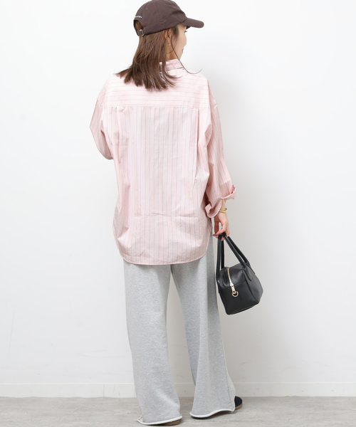 JOURNAL STANDARD relume(ジャーナルスタンダード レリューム)の「《追加》スーピマコットンストライプシャツ(シャツ/ブラウス・レディース・ホワイト/ピンク系その他/ブルー系その他/ライトグリーン・FREE)」の12枚目の写真