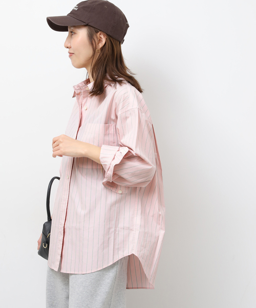 JOURNAL STANDARD relume(ジャーナルスタンダード レリューム)の「《追加》スーピマコットンストライプシャツ(シャツ/ブラウス・レディース・ホワイト/ピンク系その他/ブルー系その他/ライトグリーン・FREE)」の15枚目の写真