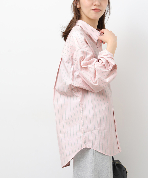 JOURNAL STANDARD relume(ジャーナルスタンダード レリューム)の「《追加》スーピマコットンストライプシャツ(シャツ/ブラウス・レディース・ホワイト/ピンク系その他/ブルー系その他/ライトグリーン・FREE)」の16枚目の写真