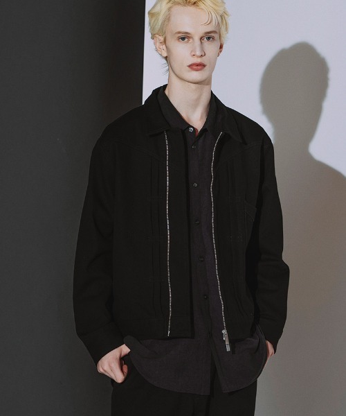 NO ID.(ノーアイディ)の「mj11991- BIGトラッカーZIP-BLZ ジップブルゾン(859006-581B)(ブルゾン・メンズ・ホワイト/グレー/ブラック・ONE SIZE)」の2枚目の写真