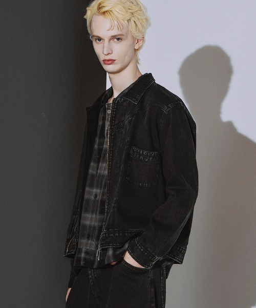 NO ID.(ノーアイディ)の「mj11991- BIGトラッカーZIP-BLZ ジップブルゾン(859006-581B)(ブルゾン・メンズ・ホワイト/グレー/ブラック・ONE SIZE)」の8枚目の写真