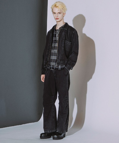 NO ID.(ノーアイディ)の「mj11991- BIGトラッカーZIP-BLZ ジップブルゾン(859006-581B)(ブルゾン・メンズ・ホワイト/グレー/ブラック・ONE SIZE)」の11枚目の写真