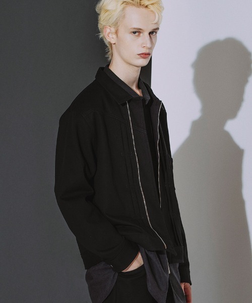 NO ID.(ノーアイディ)の「mj11991- BIGトラッカーZIP-BLZ ジップブルゾン(859006-581B)(ブルゾン・メンズ・ホワイト/グレー/ブラック・ONE SIZE)」の12枚目の写真