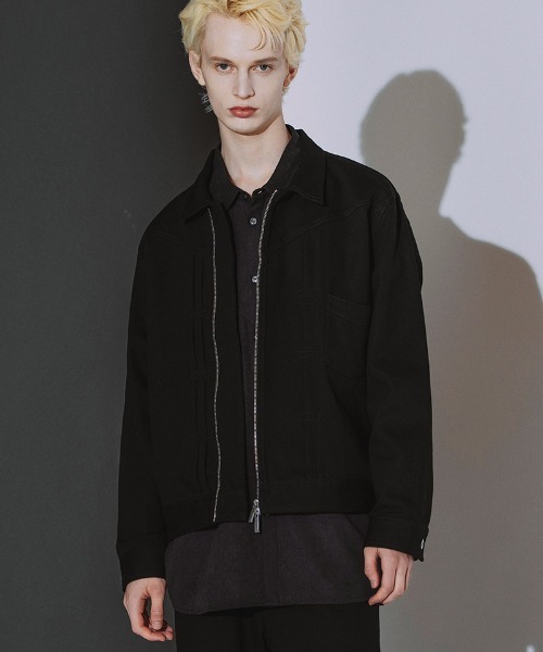 NO ID.(ノーアイディ)の「mj11991- BIGトラッカーZIP-BLZ ジップブルゾン(859006-581B)(ブルゾン・メンズ・ホワイト/グレー/ブラック・ONE SIZE)」の13枚目の写真