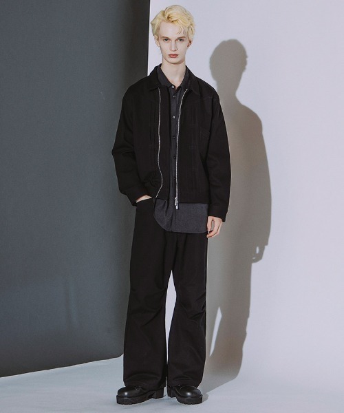 NO ID.(ノーアイディ)の「mj11991- BIGトラッカーZIP-BLZ ジップブルゾン(859006-581B)(ブルゾン・メンズ・ホワイト/グレー/ブラック・ONE SIZE)」の14枚目の写真