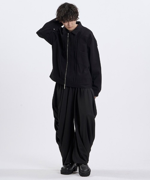 NO ID.(ノーアイディ)の「mj11991- BIGトラッカーZIP-BLZ ジップブルゾン(859006-581B)(ブルゾン・メンズ・ホワイト/グレー/ブラック・ONE SIZE)」の20枚目の写真