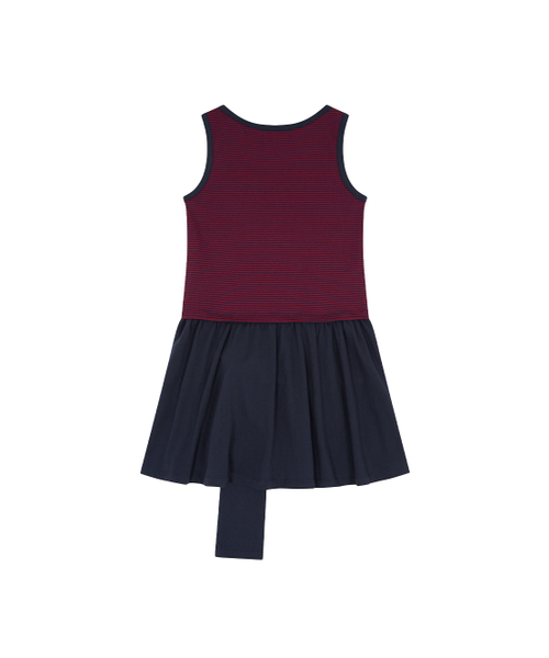 TUOMIO（トゥオミオ）の「STRIPE TIE DRESS [NAVY]（ワンピース・レディース・その他・F）」の3枚目の写真