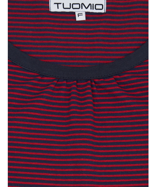 TUOMIO（トゥオミオ）の「STRIPE TIE DRESS [NAVY]（ワンピース・レディース・その他・F）」の5枚目の写真