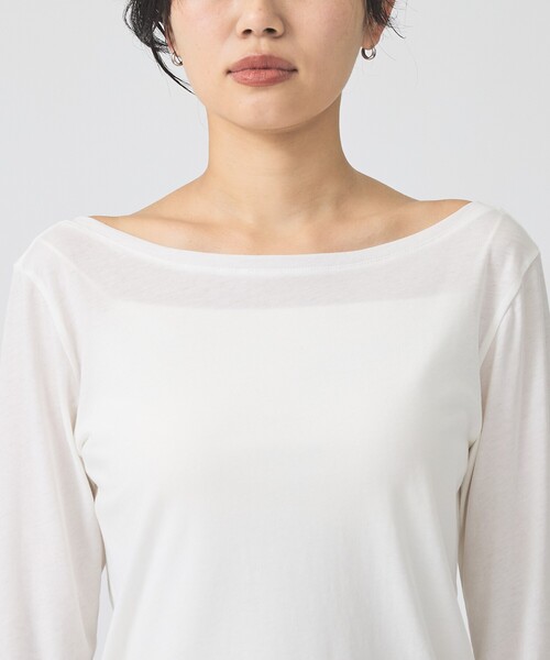 Rouge vif（ルージュヴィフ）の「シャーリングスリーブプルオーバー（Tシャツ/カットソー・レディース・ホワイト/ブラック・フリー）」の20枚目の写真