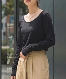 シャーリングスリーブプルオーバー