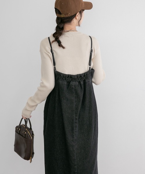 ITEMS URBANRESEARCH(アイテムズ アーバンリサーチ)の「リブクルーネックニット(ニット/セーター・レディース・オフホワイト/ブラック/グリーン系その他/レッド・FREE)」の8枚目の写真