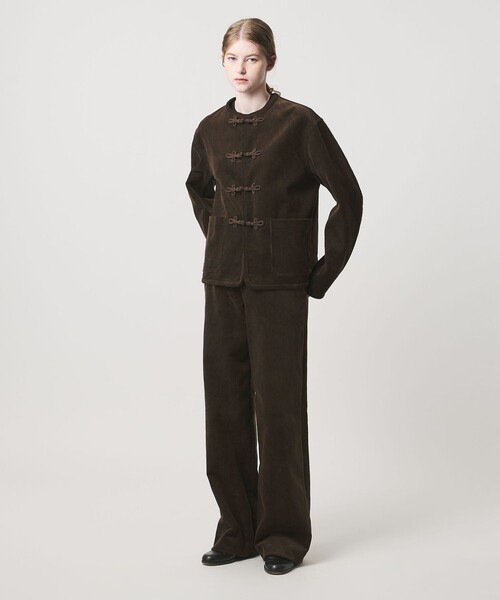 LOEFF(ロエフ)の「<LOEFF>8W コーデュロイ ワイドパンツ(その他パンツ・レディース・ブラック/ブラウン・1/0)」の5枚目の写真