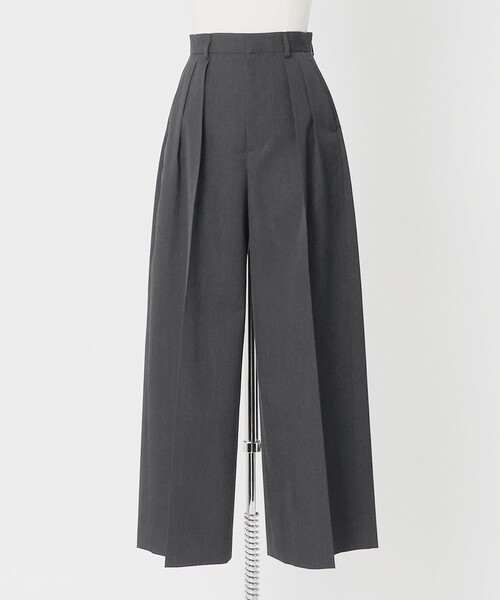 LOEFF(ロエフ)の「<LOEFF>ウールギャバジン バギーパンツ(その他パンツ・レディース・ダークグレー/モカ・00/1/0)」の9枚目の写真