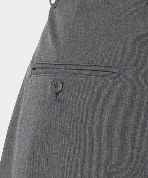 LOEFF(ロエフ)の「<LOEFF>ウールギャバジン バギーパンツ(その他パンツ・レディース・ダークグレー/モカ・00/1/0)」の13枚目の写真