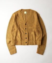 【KOOKY’N】片畦モヘアタッチカーディガン