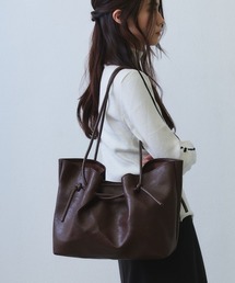 drawstring soft tote bag / ドロストデザインソフトトートバッグ