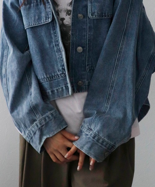 Jines(ジネス)の「デニムジャケット(デニムジャケット・レディース・ブルー・38)」の20枚目の写真