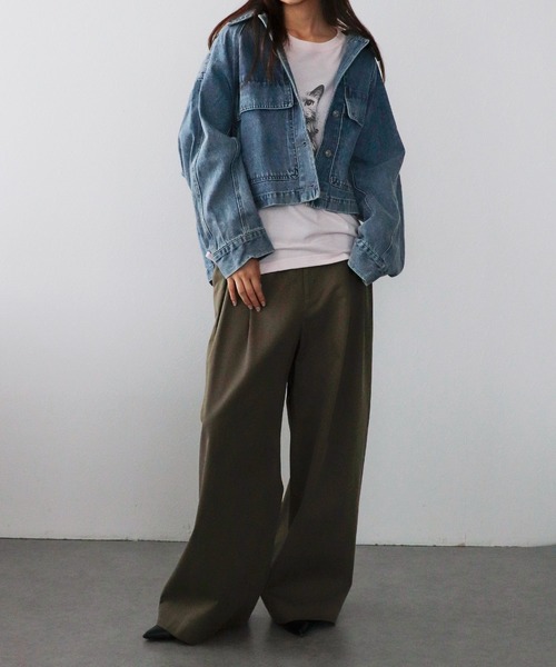 Jines(ジネス)の「デニムジャケット(デニムジャケット・レディース・ブルー・38)」の3枚目の写真