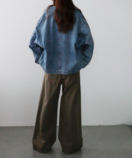 Jines(ジネス)の「デニムジャケット(デニムジャケット・レディース・ブルー・38)」の5枚目の写真