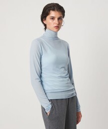 ＜john masters UNITED ARROWS＞リヨセルカシミヤ ハイネック カットソー