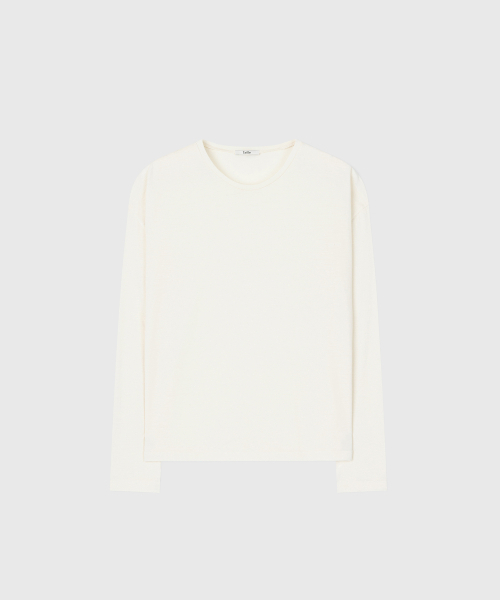 TAILLE(タイレ)の「WOOL BLEND SILKY JERSEY TOP PEARL WHITE(Tシャツ/カットソー・メンズ・その他・2/3)」の1枚目の写真