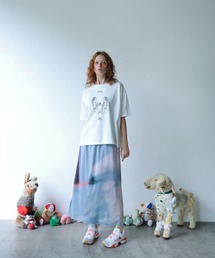 L.H.P（エルエイチピー）の「bedsidedrama/ベッドサイドドラマ/DIM PRINT LONG SKIRT（スカート）」