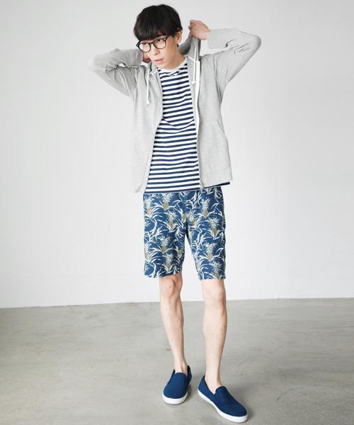 green label relaxing(グリーンレーベルリラクシング)の「KC ◎GIZA ボーダー ポケット C/N Tシャツ◆(Tシャツ/カットソー・メンズ・ホワイト/ネイビー/ベージュ・MEDIUM/SMALL/LARGE/X-LARGE)」の18枚目の写真