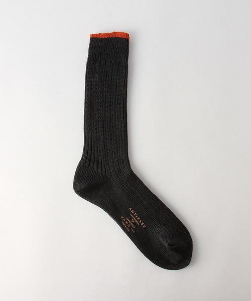 ANTIPAST(アンティパスト)の「<ANTIPAST(アンティパスト)> 2・1 RIB◆(ソックス/靴下・メンズ・ホワイト/ダークグレー/ベージュ/レッド/ロイヤルブルー・フリー)」の3枚目の写真