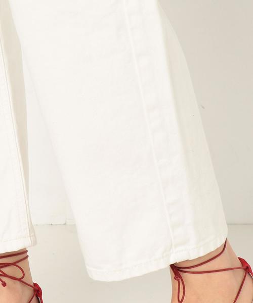 Lee（リー）の「Leeタックワイドパンツ(ホワイト)/Lee TUCK WIDE PT 01◆（デニムパンツ・レディース・ホワイト・MEDIUM/SMALL）」の10枚目の写真