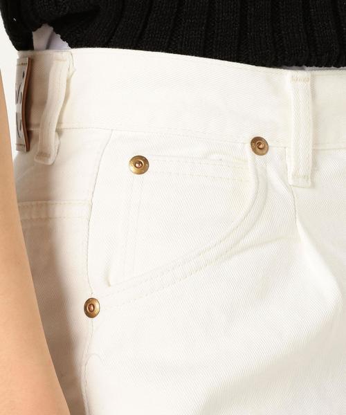 Lee（リー）の「Leeタックワイドパンツ(ホワイト)/Lee TUCK WIDE PT 01◆（デニムパンツ・レディース・ホワイト・MEDIUM/SMALL）」の12枚目の写真
