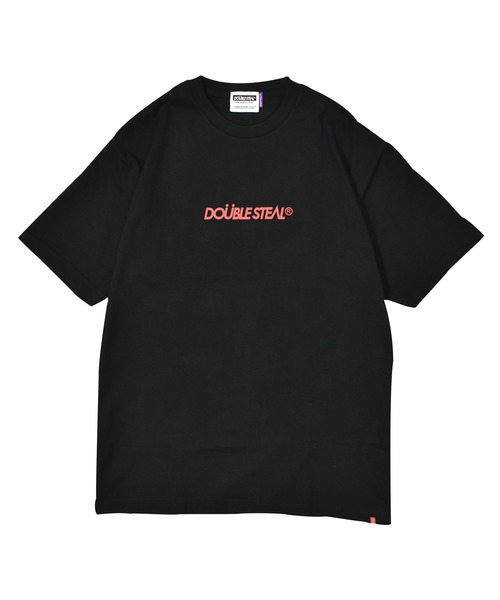 DOUBLE STEAL（ダブルスティール）の「small basic logo Tシャツ（Tシャツ/カットソー・メンズ・ネイビー/オレンジ/ブラック/ホワイト/グレー/チャコールグレー/ホワイト系その他/ブラック系その他/レッド/ホワイト×ブルー/グレイッシュベージュ・LARGE/X-LARGE/MEDIUM/XX-LARGE）」の6枚目の写真