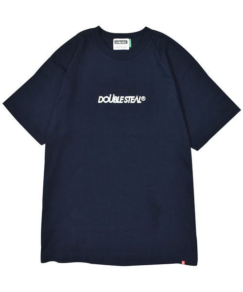 DOUBLE STEAL（ダブルスティール）の「small basic logo Tシャツ（Tシャツ/カットソー・メンズ・ネイビー/オレンジ/ブラック/ホワイト/グレー/チャコールグレー/ホワイト系その他/ブラック系その他/レッド/ホワイト×ブルー/グレイッシュベージュ・LARGE/X-LARGE/MEDIUM/XX-LARGE）」の10枚目の写真