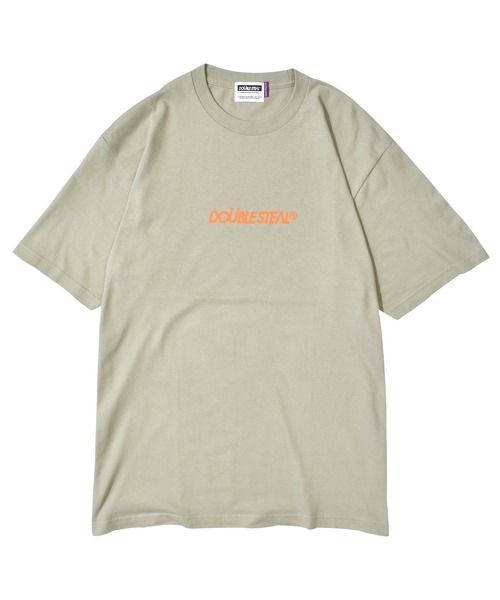 DOUBLE STEAL（ダブルスティール）の「small basic logo Tシャツ（Tシャツ/カットソー・メンズ・ネイビー/オレンジ/ブラック/ホワイト/グレー/チャコールグレー/ホワイト系その他/ブラック系その他/レッド/ホワイト×ブルー/グレイッシュベージュ・LARGE/X-LARGE/MEDIUM/XX-LARGE）」の9枚目の写真
