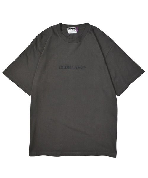 DOUBLE STEAL（ダブルスティール）の「small basic logo Tシャツ（Tシャツ/カットソー・メンズ・ネイビー/オレンジ/ブラック/ホワイト/グレー/チャコールグレー/ホワイト系その他/ブラック系その他/レッド/ホワイト×ブルー/グレイッシュベージュ・LARGE/X-LARGE/MEDIUM/XX-LARGE）」の7枚目の写真