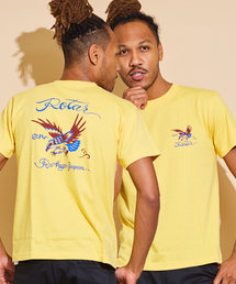 Ro-kyo japan s/s Tee / スカジャンモチーフ / バックプリント