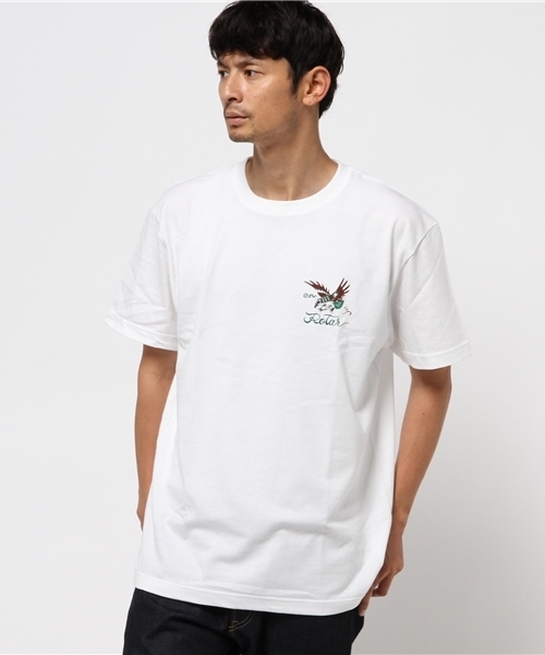 ROTAR(ローター)の「Ro-kyo japan s/s Tee / スカジャンモチーフ / バックプリント(Tシャツ/カットソー・メンズ・ブラック/イエロー系その他/ホワイト・X-LARGE/MEDIUM/LARGE/SMALL)」の12枚目の写真