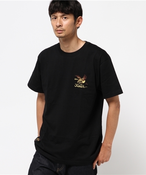ROTAR(ローター)の「Ro-kyo japan s/s Tee / スカジャンモチーフ / バックプリント(Tシャツ/カットソー・メンズ・ブラック/イエロー系その他/ホワイト・X-LARGE/MEDIUM/LARGE/SMALL)」の13枚目の写真