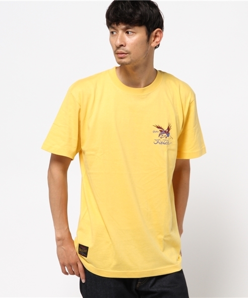 ROTAR(ローター)の「Ro-kyo japan s/s Tee / スカジャンモチーフ / バックプリント(Tシャツ/カットソー・メンズ・ブラック/イエロー系その他/ホワイト・X-LARGE/MEDIUM/LARGE/SMALL)」の14枚目の写真