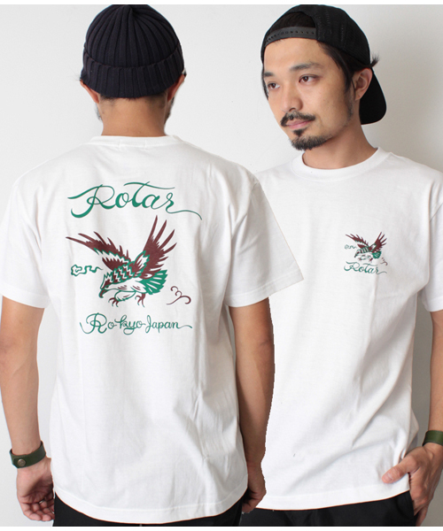 ROTAR(ローター)の「Ro-kyo japan s/s Tee / スカジャンモチーフ / バックプリント(Tシャツ/カットソー・メンズ・ブラック/イエロー系その他/ホワイト・X-LARGE/MEDIUM/LARGE/SMALL)」の16枚目の写真