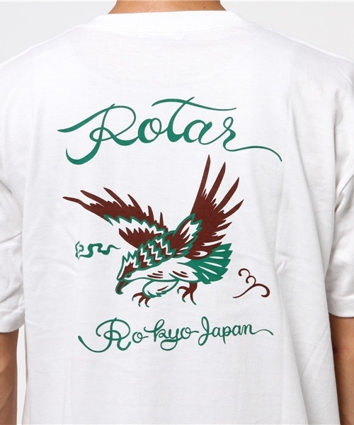 ROTAR(ローター)の「Ro-kyo japan s/s Tee / スカジャンモチーフ / バックプリント(Tシャツ/カットソー・メンズ・ブラック/イエロー系その他/ホワイト・X-LARGE/MEDIUM/LARGE/SMALL)」の8枚目の写真