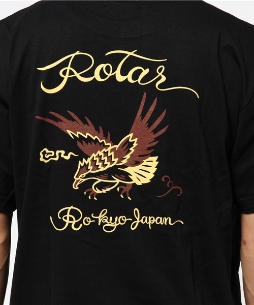 ROTAR(ローター)の「Ro-kyo japan s/s Tee / スカジャンモチーフ / バックプリント(Tシャツ/カットソー・メンズ・ブラック/イエロー系その他/ホワイト・X-LARGE/MEDIUM/LARGE/SMALL)」の10枚目の写真