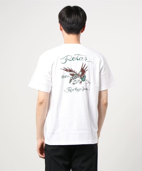 ROTAR(ローター)の「Ro-kyo japan s/s Tee / スカジャンモチーフ / バックプリント(Tシャツ/カットソー・メンズ・ブラック/イエロー系その他/ホワイト・X-LARGE/MEDIUM/LARGE/SMALL)」の17枚目の写真