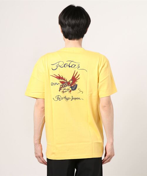 ROTAR(ローター)の「Ro-kyo japan s/s Tee / スカジャンモチーフ / バックプリント(Tシャツ/カットソー・メンズ・ブラック/イエロー系その他/ホワイト・X-LARGE/MEDIUM/LARGE/SMALL)」の19枚目の写真