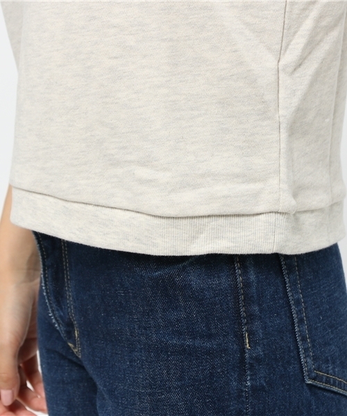 Denime(ドゥニーム)の「カットオフノースリーブスウェット(スウェット・レディース・グレー/オートミール・FREE)」の4枚目の写真