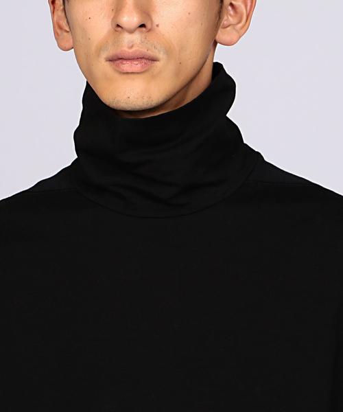 EN ROUTE（アンルート）の「ENR ベア天竺サイドガゼットタートルネック（Tシャツ/カットソー・メンズ・ホワイト/ブラック・1/2/3）」の7枚目の写真