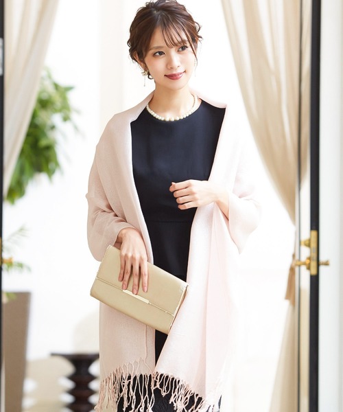 Fashion Letter（ファッションレター）の「結婚式ラメショール パーティーストール（ストール/ショール・レディース・ベージュ/ラベンダー/ゴールド/シルバー/ホワイト/ピンク/ブラック・FREE）」の5枚目の写真