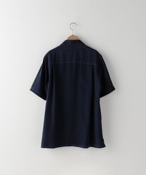 トップス steven alan OVERDYE TRD/OPENCOLLAR SSL Steven Alan（スティーブンアラン）の「＜Steven Alan＞ OVERDYE