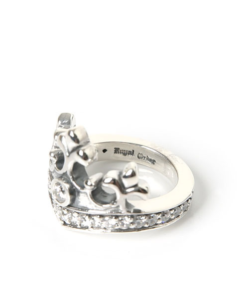 ROYAL ORDER(ロイヤルオーダー)の「QUEEN TIARA RING w/ 1 CENTER CZ & PAVÉ CZ BAND(リング・メンズ・シルバー・14号 US-7/10号 US-5/13号 US-6h/18号 US-9/16号 US-8/15号 US-7h/12号 US-6)」の6枚目の写真