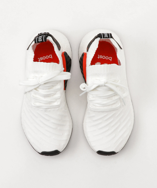 adidas（アディダス）の「オリジナルス エヌエムディー [NMD_R2 PK]（スニーカー・メンズ・ホワイト・23.0cm/23.5cm/30.0cm/24.5cm/25.5cm/29.0cm/22.5cm/29.5cm/22.0cm/26.5cm/27.5cm/24.0cm/25.0cm/28.0cm/26.0cm/27.0cm/28.5cm）」の5枚目の写真
